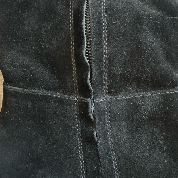 Steve Madden Y2K Marcello Black Suede Office Siren with Chunky Block Heel Size 6 - Picture 9 of 9